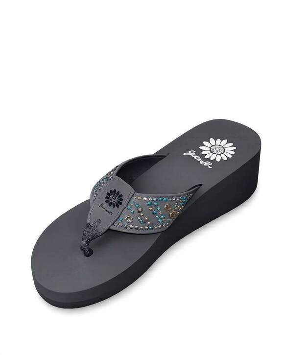 YELLOWBOX Shoes - NEW YELLOWBOX women's trisha flip-flops in gray